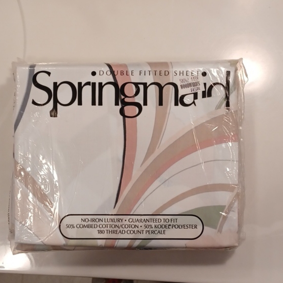 Springmaid "Anastasia" Vintage Double Sheet Set - Picture 5 of 7